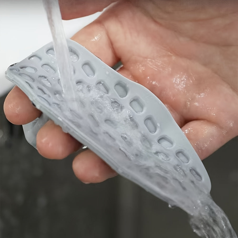 2 Stück rutschfeste Griffpolster aus Silikon fürs Fitnessstudio – Ergonomische Handschützer mit hochdichtem, strukturiertem Design für Gewichtheben, Kniebeugen, Hanteln