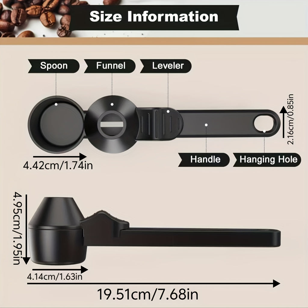 Kaffeemesslöffel mit ergonomischem Griff – aus robustem, lebensmittelechtem Kunststoff, ideal für präzise Kaffeeportionen, Zubehör für die Kaffeebar
