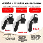 10 Stück universelles Werkzeug zum Austauschen von Schlossköpfen, schwarz, kostenloses Reparaturwerkzeug für Kleidung, Taschen, Schuhe und Stiefel sowie allgemeines Zubehör