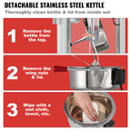 VEVOR Popcornmaschine mit Wagen, 850 W, 8 oz (ca. 227 g), 48 Tassen, Rot