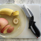 Schneidebrett mit auslaufsicherer Schere – Multifunktionales Küchenset für Gemüse, Obst und Nudeln, unverzichtbares Küchenutensil | Langlebige Küchenhelfer