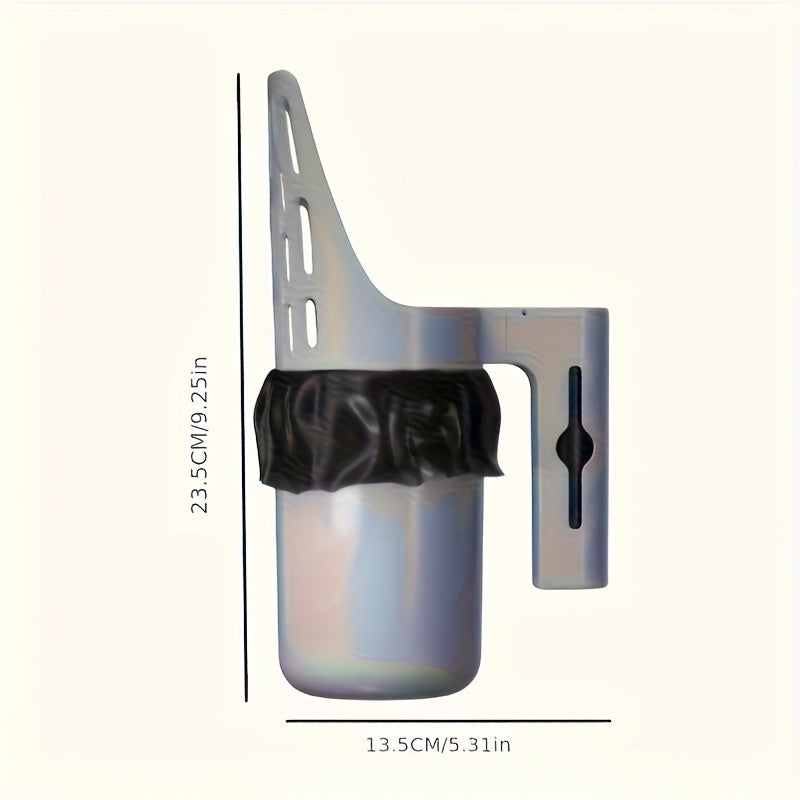 Katzenstreuschaufel mit Einhandverschluss (großes Fassungsvermögen) - Freihändige Haustierkotschaufel für Katzen/kleine Hunde, streubeutelfreundlich, geruchsneutralisierend (5 Müllbeutelrollen enthalten, kein direkter Handkontakt)