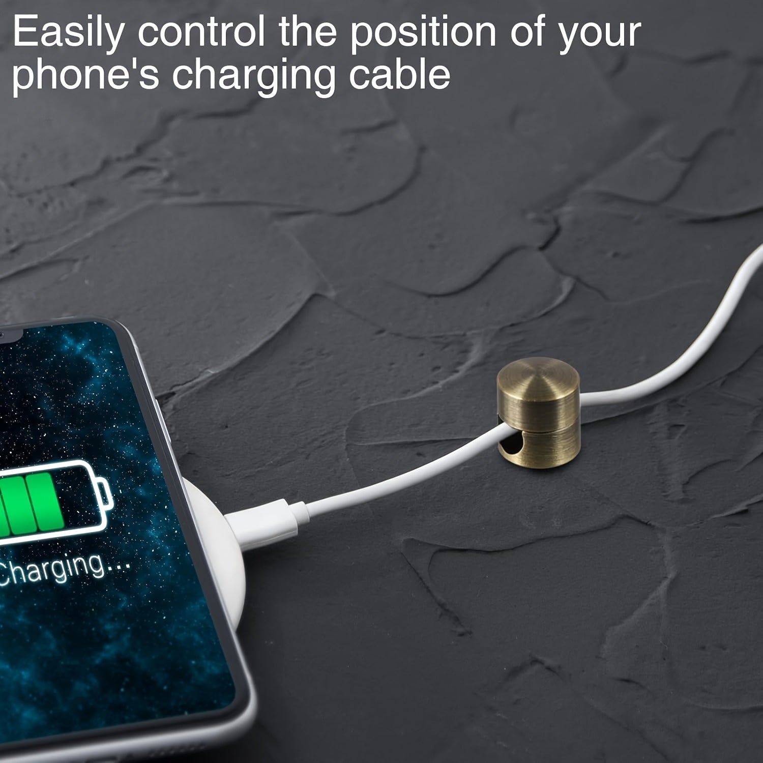 2 Stück robuste und verstellbare Kabelbinder aus Metall