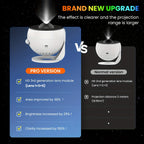 2025 Neueste Pro-Version Sternenhimmel-Projektionsglobus-Nachtlicht, 13 klare Scheiben, Sternenfluss, Vulkan und Liebesscheiben, 73 % größer, Projektionsreichweite um 48 % erhöht, Timerfunktion, Bildrotationsfunktion, Geeignet für Schlafzimmer