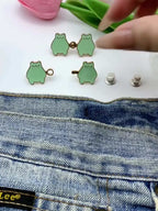 Set niedlicher Taillenverstellknöpfe, ohne Nähen, abnehmbar und wiederverwendbar