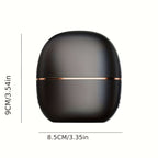Mini-Haarglätterkamm ohne Kabel für Ponys – tragbar, wiederaufladbar über USB, Ein-Knopf-Bedienung, maximale Temperatur 200 °C/392 °F, ideal zum Stylen von kurzem Haar, Styling-Haar-Accessoire