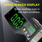 Digitaler elektronischer Wasserwaage, digitaler Winkelmesser 4*90 °   Magnetischer Neigungsmesser, Winkelmesser, Präzisions-Nivellierbox für die Holzbearbeitung