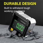 Digitaler elektronischer Wasserwaage, digitaler Winkelmesser 4*90 °   Magnetischer Neigungsmesser, Winkelmesser, Präzisions-Nivellierbox für die Holzbearbeitung
